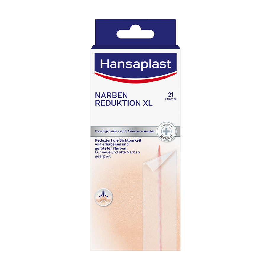 Hansaplast Narben Reduktion XL, 3 x 14,6 cm (21 Stck.)