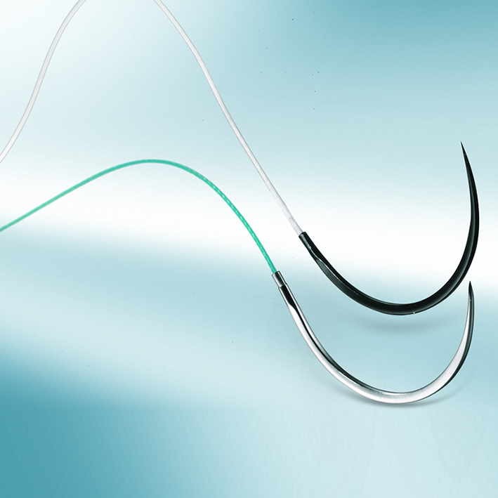 PremiCron DS 24, 2/0=3 Nahtmaterial grün, Fadenlänge 45 cm (36 Stck.)