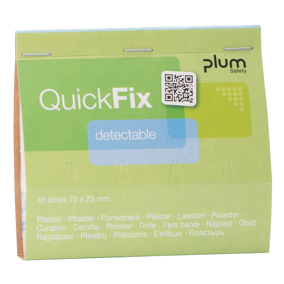 QuickFix Detectable Refill Pflaster (45 Strips)