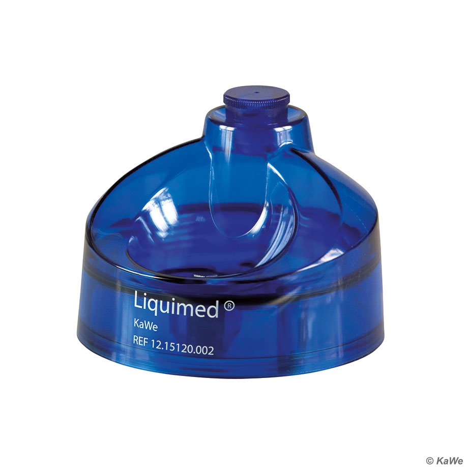 Liquimed Tupferbefeuchter 100 ccm, aus Kunststoff, blau/transparent