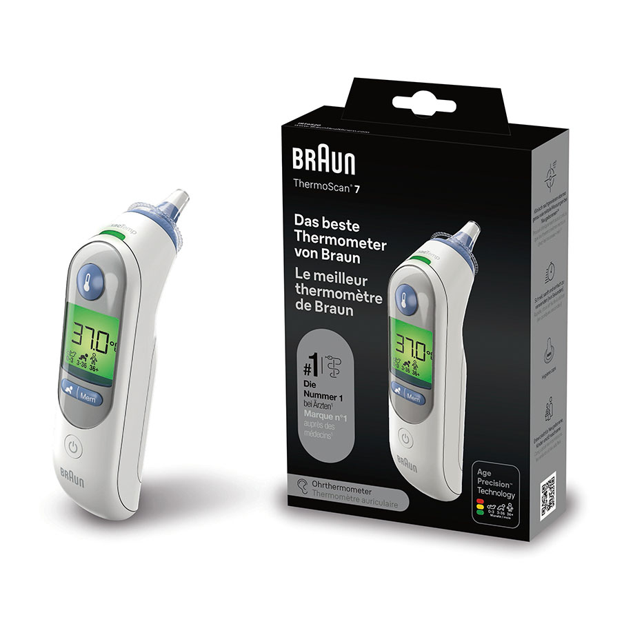 BRAUN ThermoScan 7 IRT6520 Ohrfieberthermometer