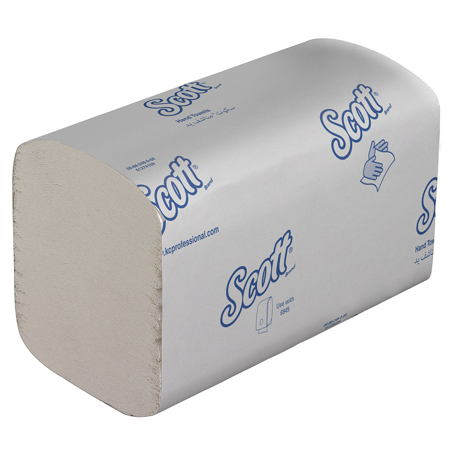 SCOTT Control Falthandtücher 1-lagig, weiß, 21,2 x 20,0 cm (15 x 322 Bl.)