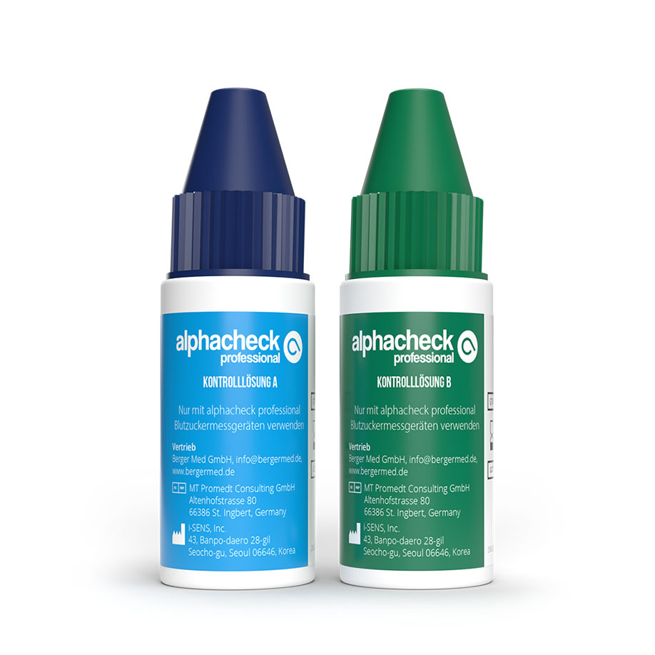 alphacheck professional Kontroll-Lösung A+B (2 x 4 ml)