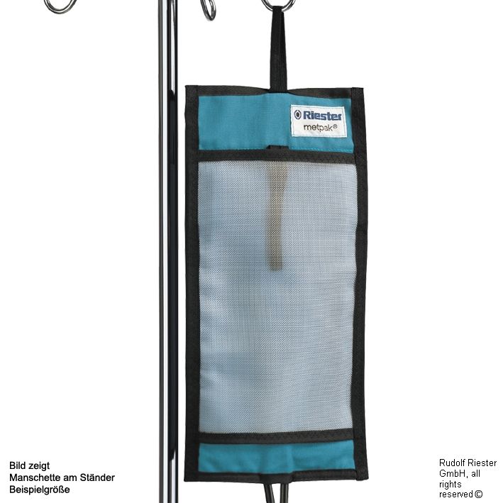 Manschette mit Polster metpak 1000 ml, blau, 40 x 17 cm