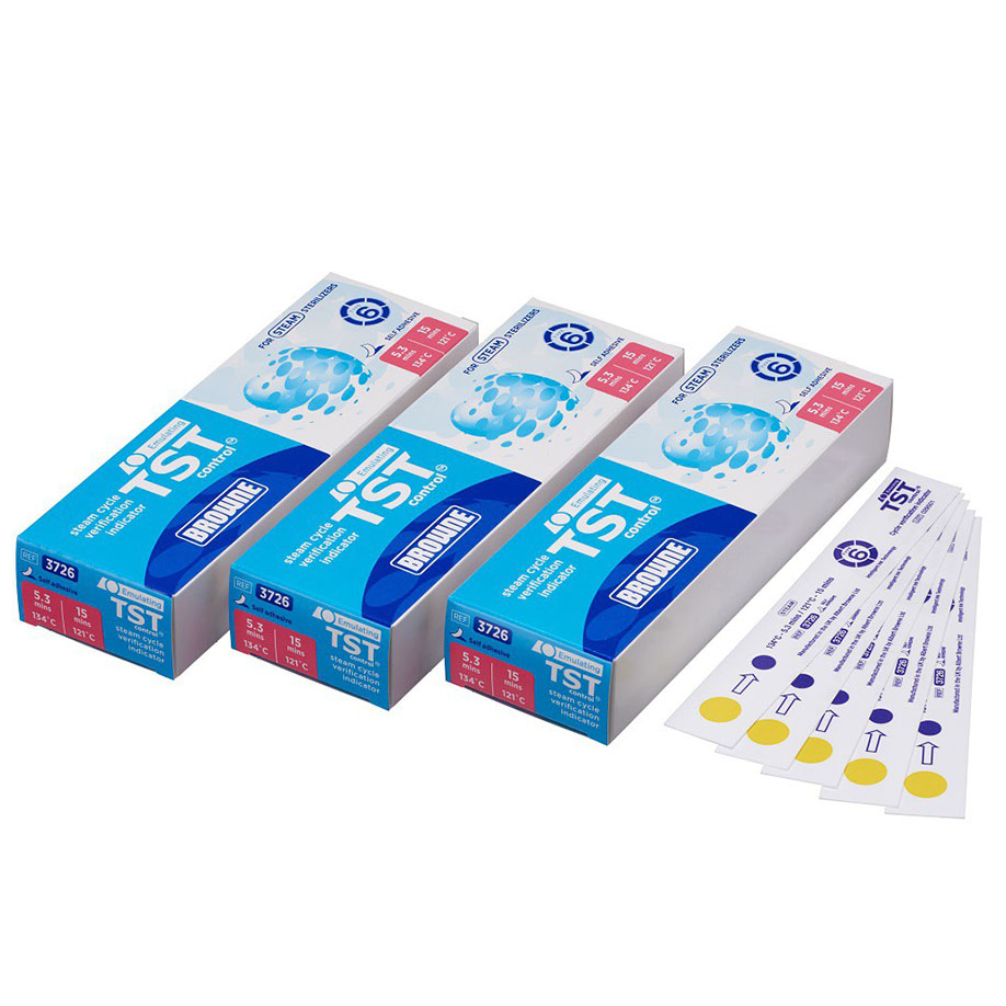 BROWNE TST Control Emulationsindikatoren selbstklebend (100 Stck.)