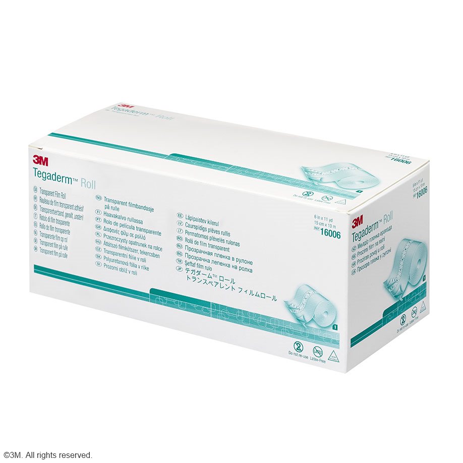 3M Tegaderm Roll Transparentverband unsteril, 15 cm x 10 m