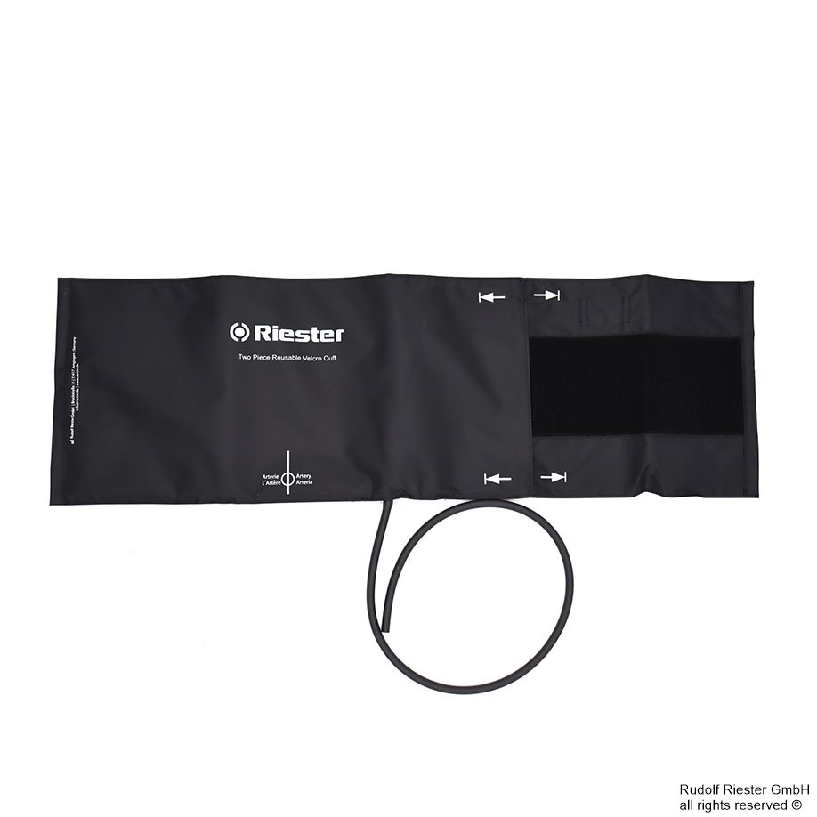 Klettenmanschette Erw. Oberschenkel, 70 x 22 cm, 1-Schlauch, schwarz