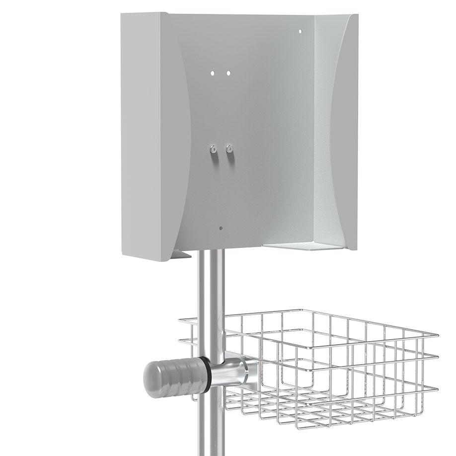 mobiles Hygienecenter, silber RAL 9006