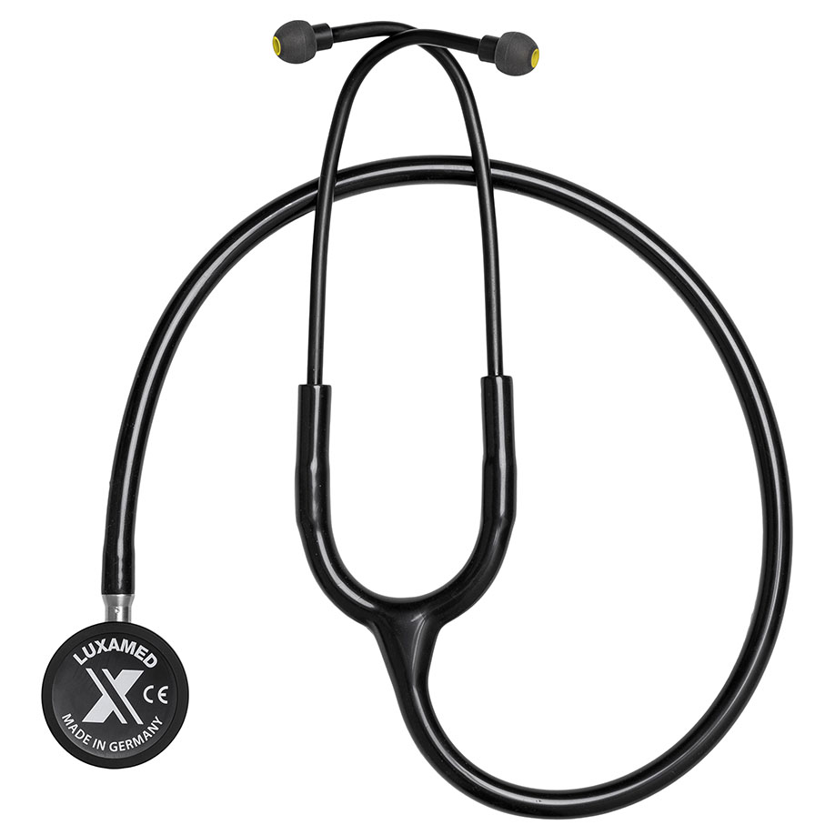LuxaScope Sonus NPX Stethoskop Edelstahl für Kinder / Neugeborene, schwarz