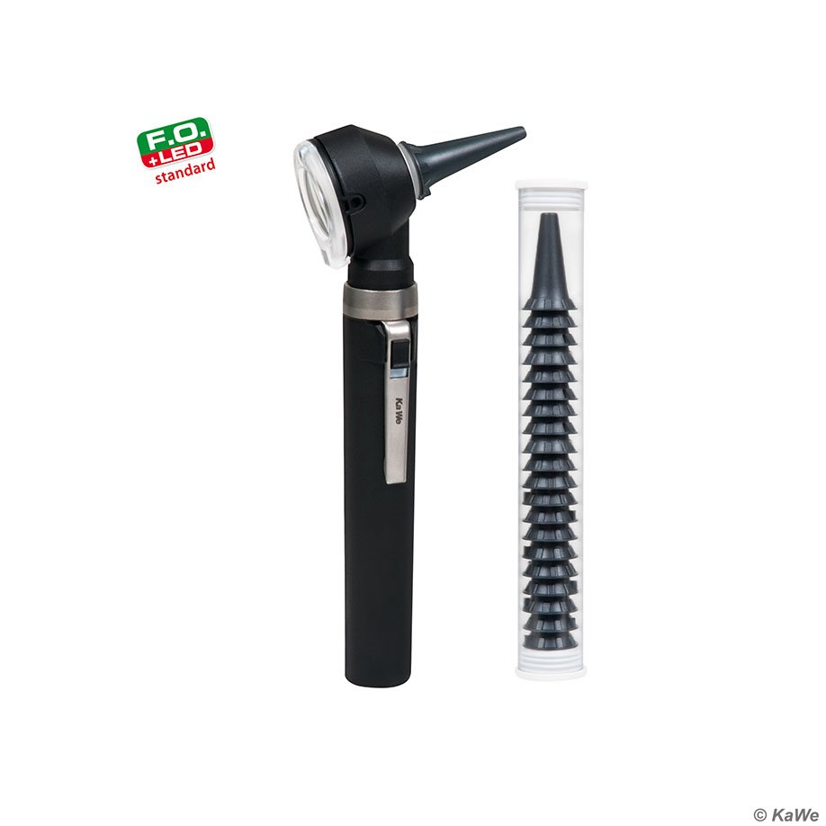 KaWe PICCOLIGHT F.O. LED standard Otoskop 2,5 V night, Griff AA