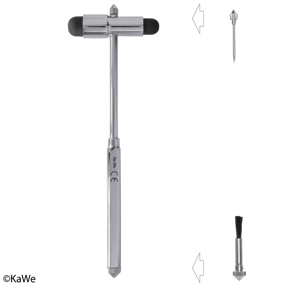 neurologischer Reflexhammer nach Buck mit Metallgriff