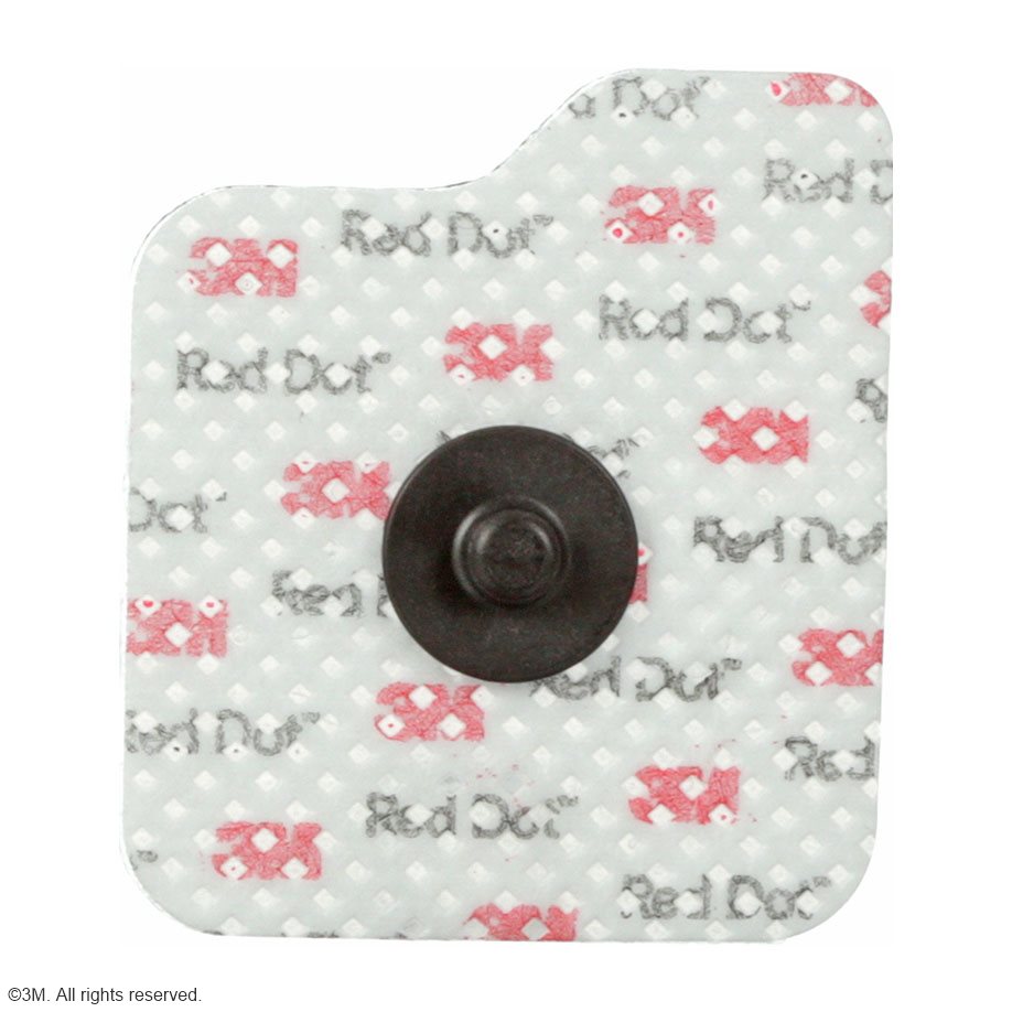 3M Red Dot EKG-Elektroden für Erwachsene repositionierbar, 4 x 3 cm (3 Stck.)