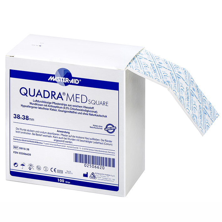 QUADRA MED SQUARE Wundverband 38 x 38 mm (100 Stck.)