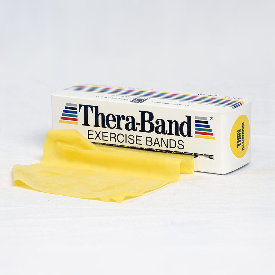 TheraBand 12,8 cm x 5,5 m, leicht - gelb