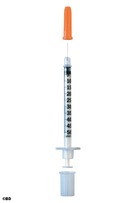 BD Micro-Fine+ Insulinspritzen 0,5 ml, U-100 (100 Stck.)