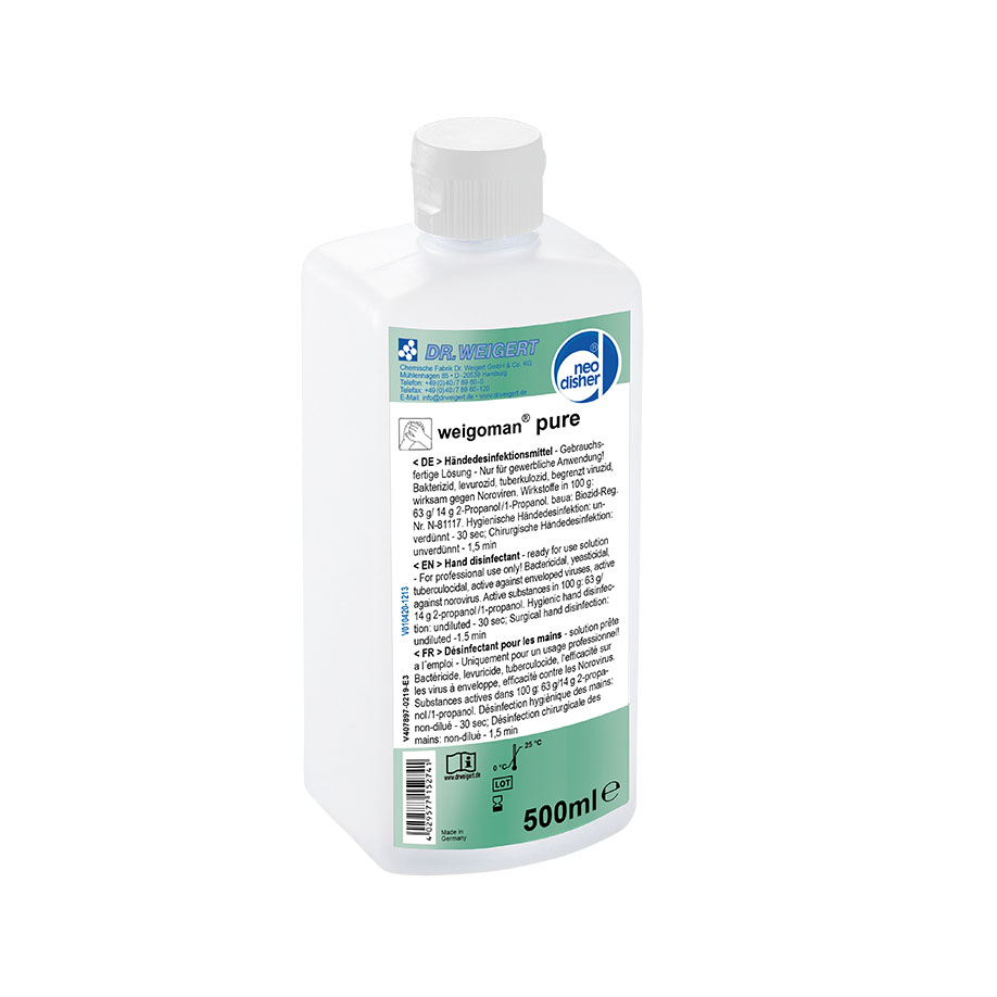 weigoman pure 500 ml Händedesinfektion