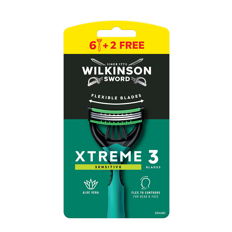 Einmal-Rasierer Wilkinson Xtreme 3 Sensitive (6+2 Stck.)