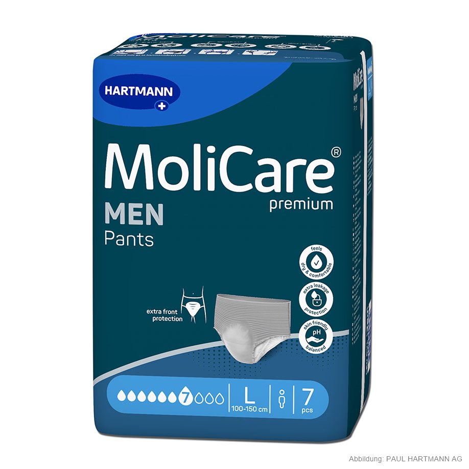 MoliCare Premium MEN PANTS 7 Tropfen Gr. L, Inkontinenzslips (7 Stck.)