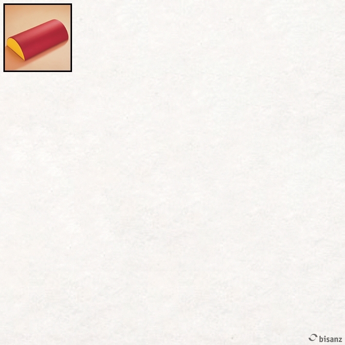 Frotteebezug natur für Halbrolle 40 x 15 x 7,5 cm
