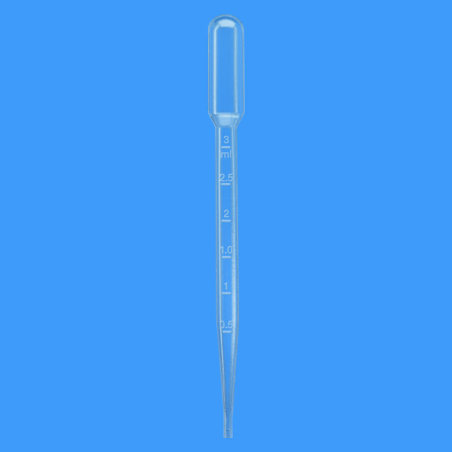 Transferpipetten 3,5 ml LD-PE mit Graduierung 3 : 0,50 ml (500 Stck.)