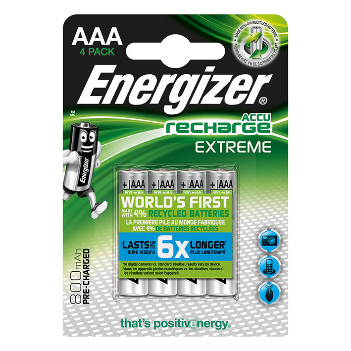 Energizer NiMH Akkumulatoren Extreme Micro AAA HR03, 1,2 V (2er-Pack)