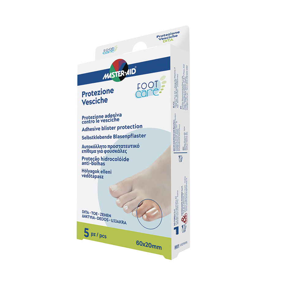 FOOTcare Blasenpflaster, transparent, 60 mm x 20 mm (5 Stck)