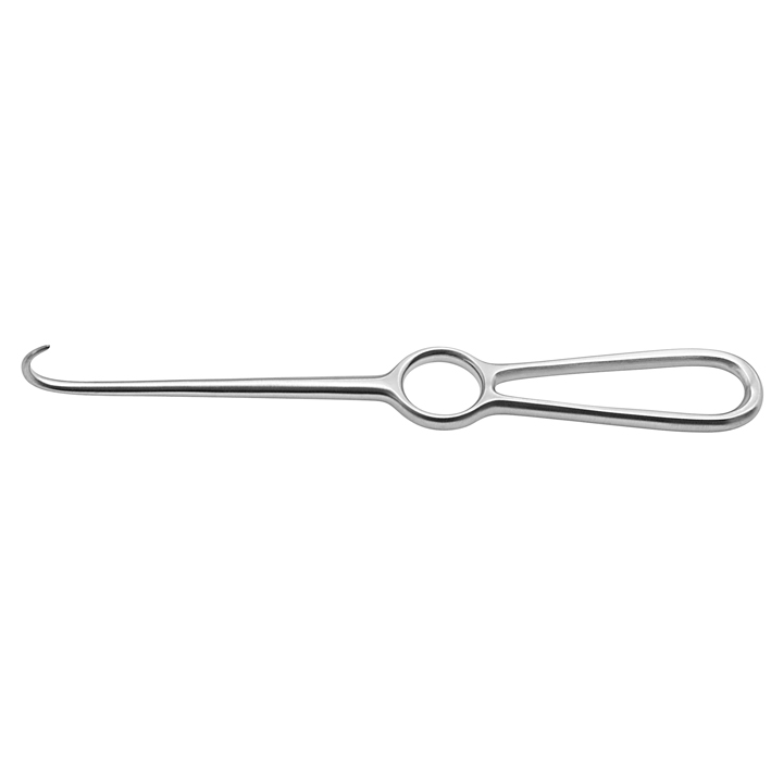 Kocher Wundhaken, halbscharf, 22 cm