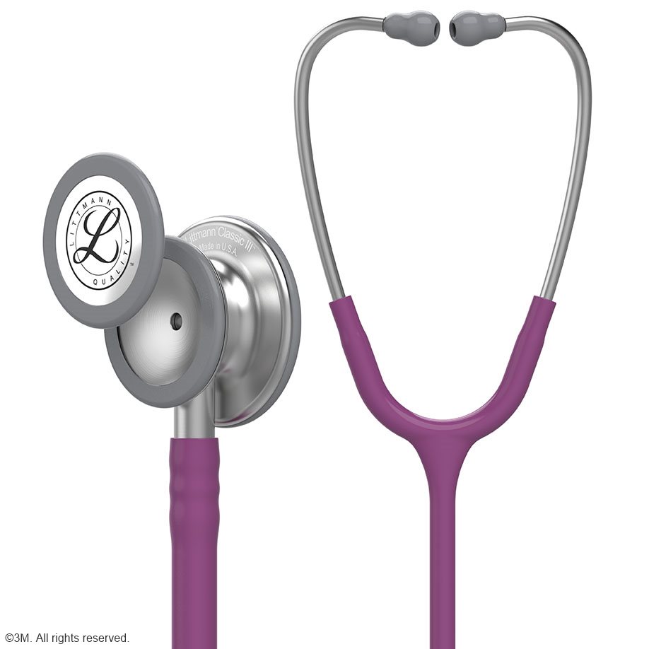 Littmann CLASSIC III Monitoring Stethoskop pflaume