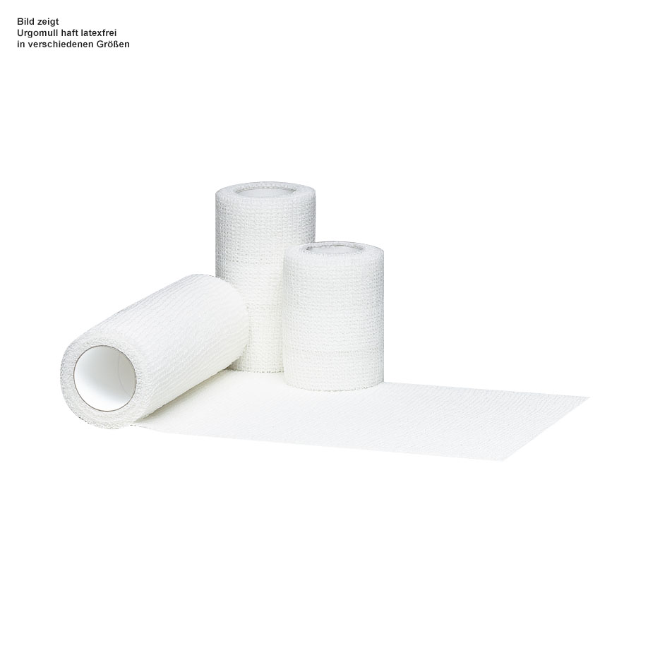 Urgomull haft latexfrei, Fixierbinde weiß, 20 m x 10 cm