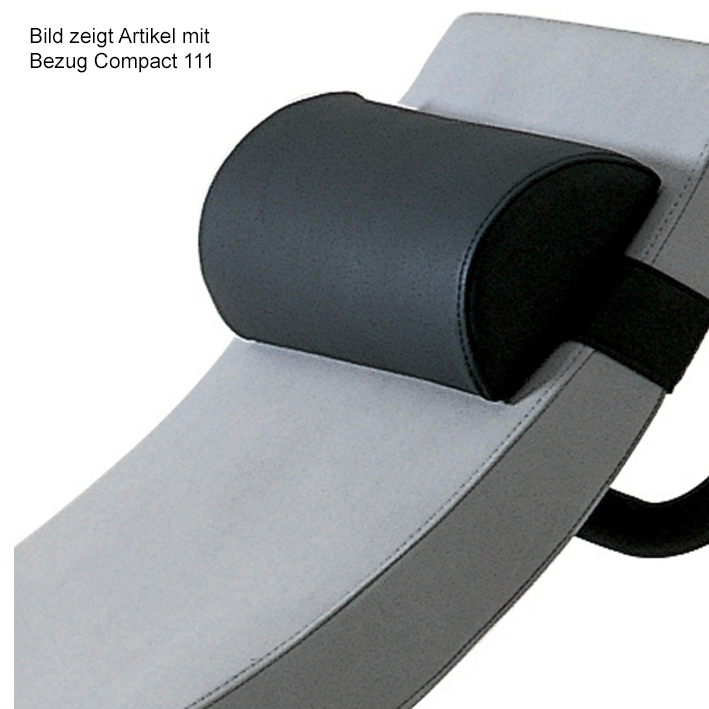 Kopfpolster 45 x 15 cm, verschiebbar, abnehmbar, mit Klettverschluss