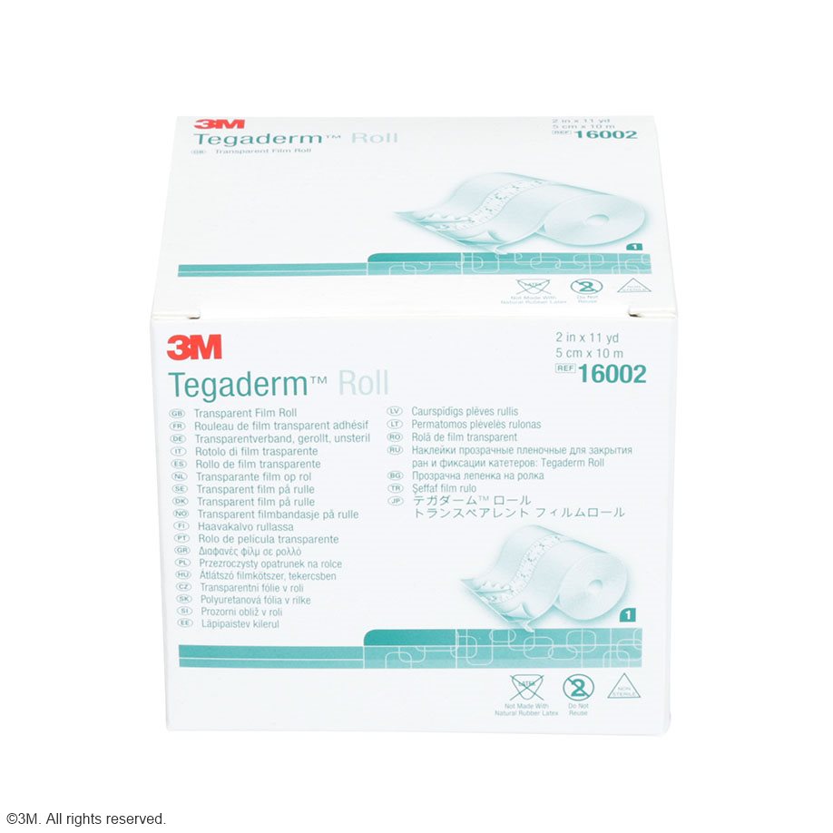 3M Tegaderm Roll Transparentverband unsteril, 5 cm x 10 m