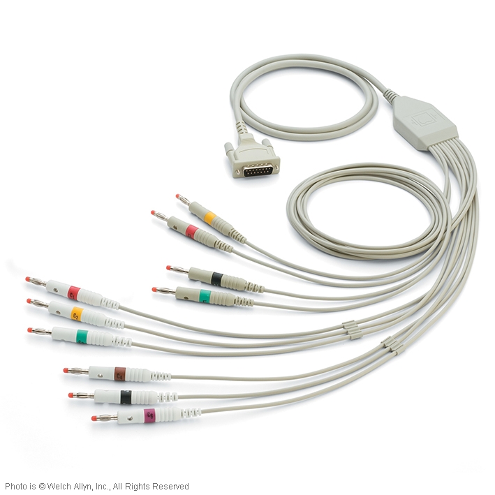 Patientenkabel, 10 Ableitungen, 1 m, IEC Banane, für CP 50/CP 150