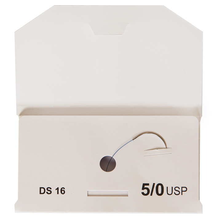 MARIDERM DS 16 5/0=1, blau, monofil, Nahtmaterial Fadenlänge 45 cm (24 Stck.)