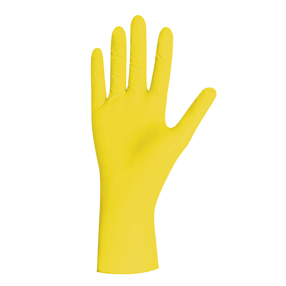 Yellow Pearl Nitril U.-Handschuhe Gr. M unsteril puderfrei gelb (100 Stck.)