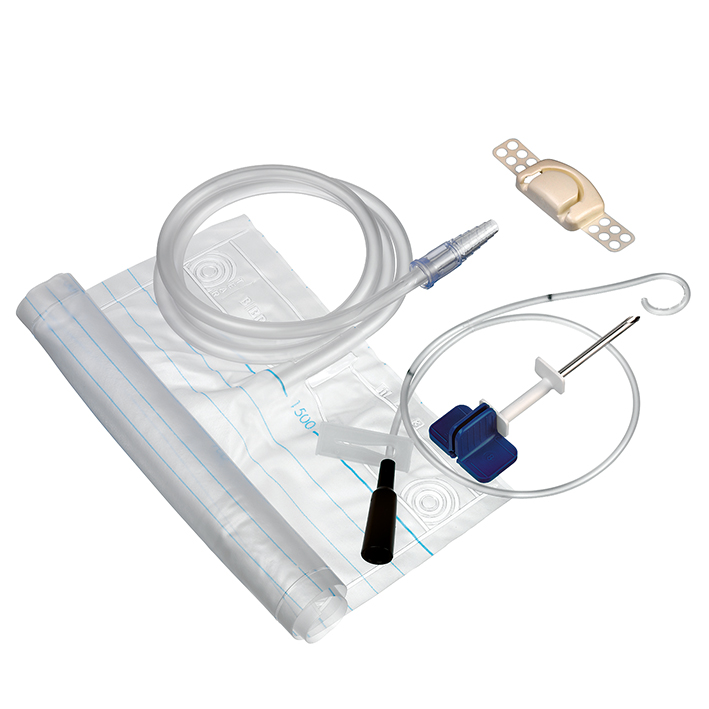 Cystofix Basisbesteck ''Ready to Use'' Katheter Ch. 10, Kanülenstichlänge 12 cm