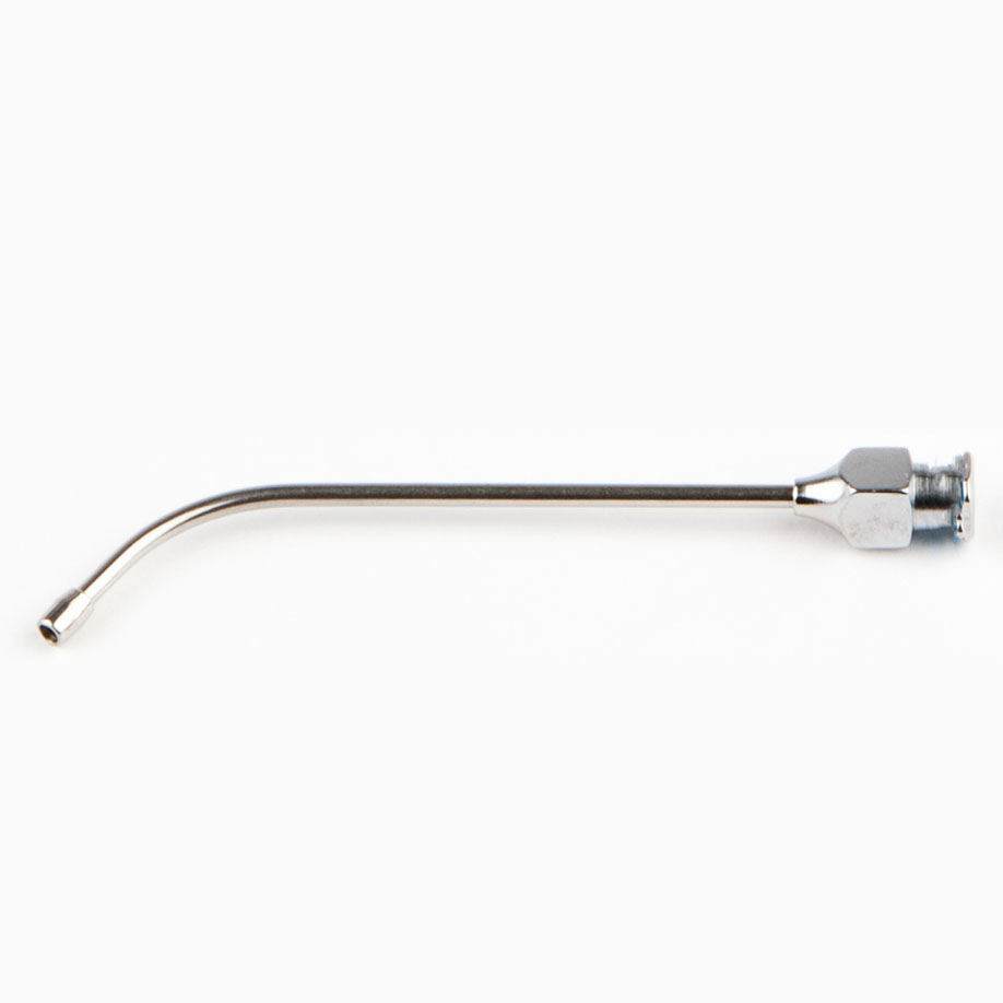 Einmal-Knopfkanülen gebogen, 8 cm, Ø 2 mm (2 x 40 Stck.)