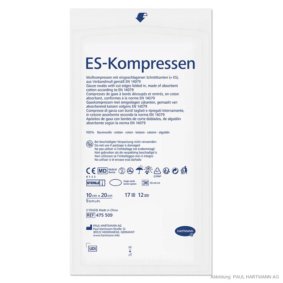 ES-Kompressen steril 12-fach 10 x 20 cm (20 x 5 Stck.)