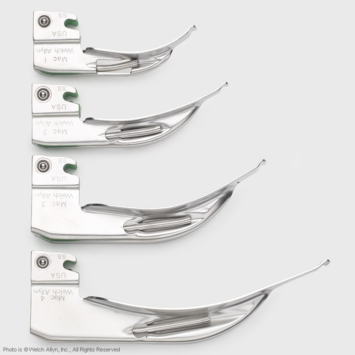 Fiber Optik MacIntosh Laryngoskop Spatel Grösse 1
