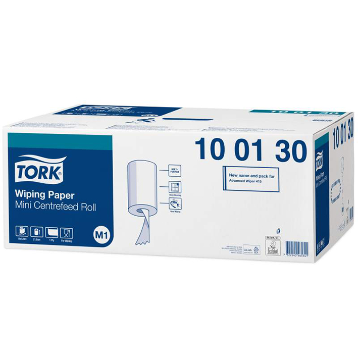 Tork Mehrzwecktücher Mini hochweiß 1-lagig, 21,5 cm x 120 m (11 Rl.)