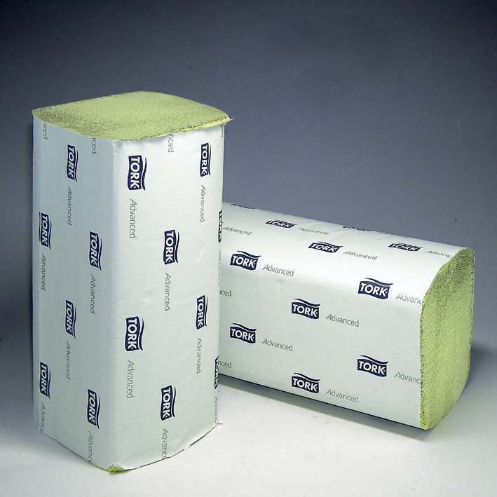Tork Advanced Handtücher, 2-lagig grün 25 x 23 cm (15 x 250 Stck.)