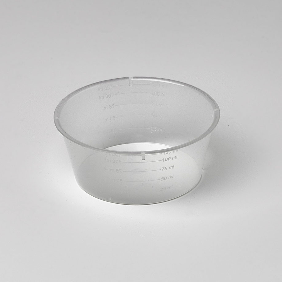 Einmal-Kunststoffschale transparent steril, 120 ml