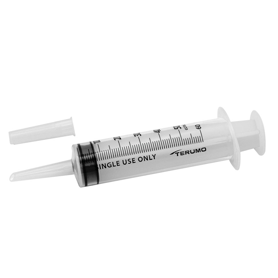 Wund- und Blasenspritze 50 ml zentrisch, mit Katheteransatz