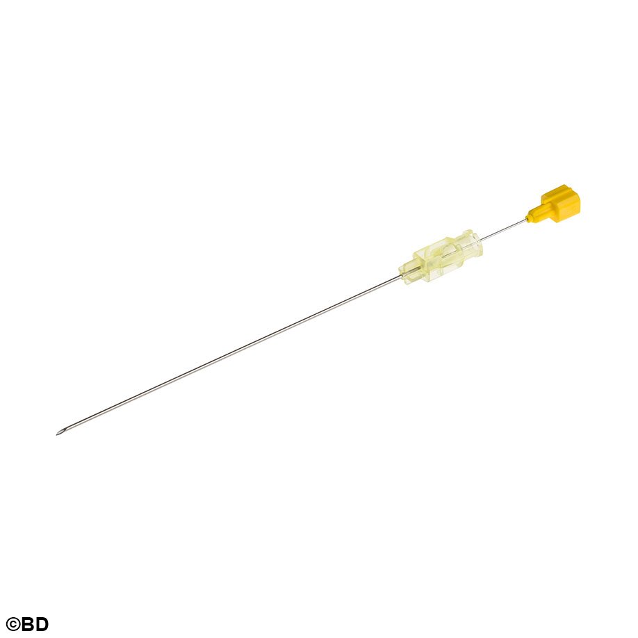 BD Spinalkanülen 20 G x 3 1/2'', 0,9 x 90 mm, gelb (25 Stck.)