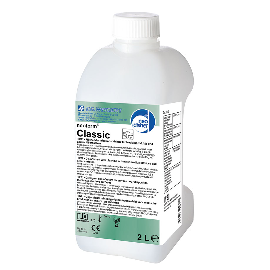 neoform Classic 2 Ltr. Flächendesinfektionsreiniger
