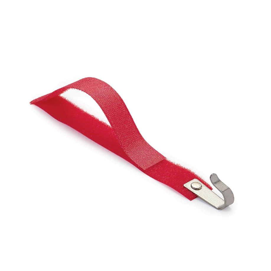 Universal-Schlauchhalter ratiomed OP-FIX mit Haken rot, 15 x 2 cm (20 Stck.)