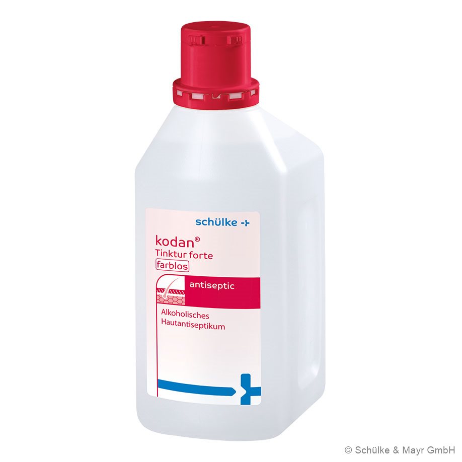 kodan Tinktur forte farblos 1 Ltr. Hautdesinfektion