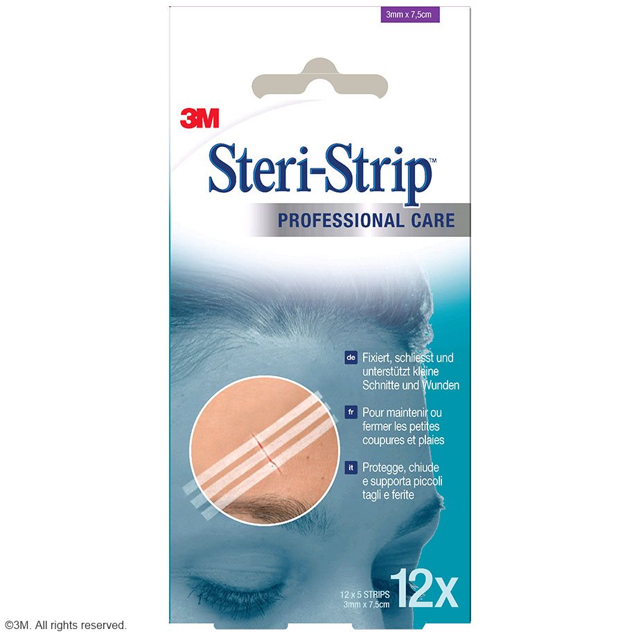 3M Steri-Strip Wundverschlussstreifen 3 x 75 mm (12 x 5 Str.)