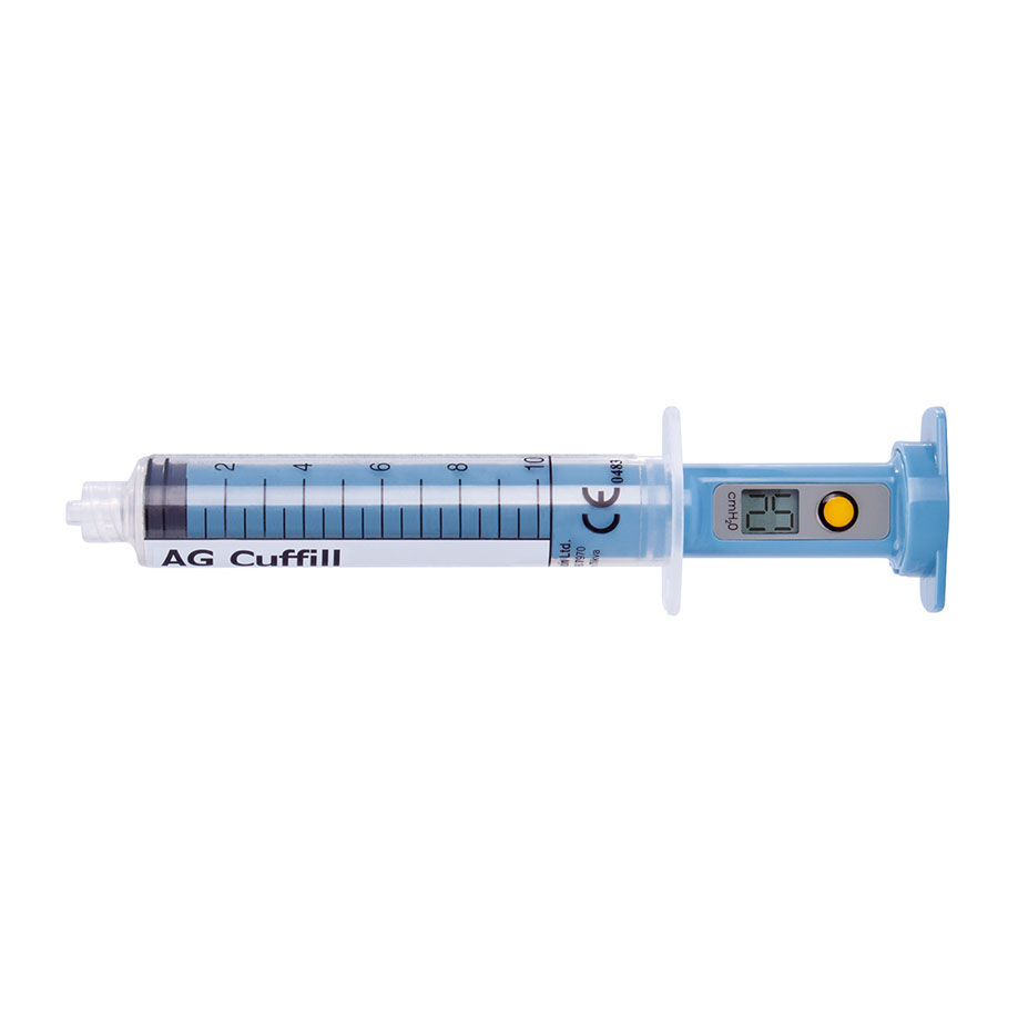 AG CUFFILL, digitale Spritze zur Cuffdruckmessung, automatische Countdown