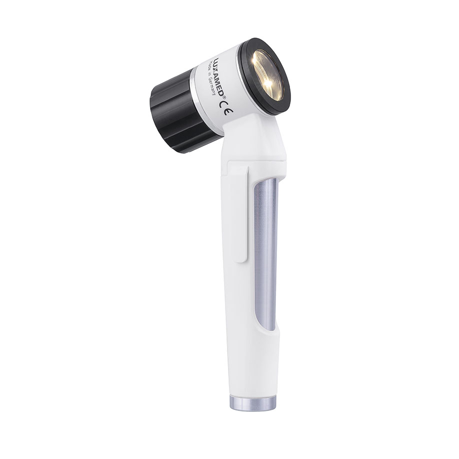 LuxaScope Dermatoskop LED 2,5 V, weiß, Kontakscheibe mit Skala