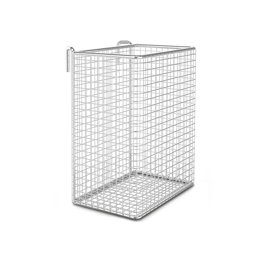 Katheterkorb für Geräteschiene, 150 x 100 x 200 mm, Maschenweite 8 x 8mm